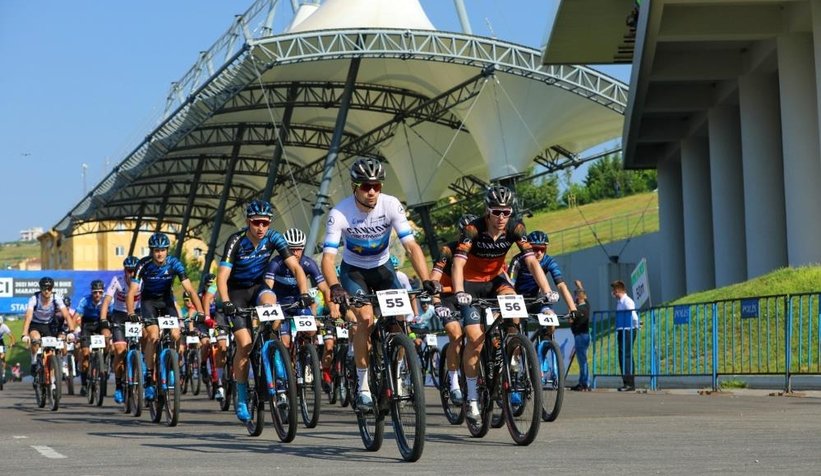 Dev bisiklet yarışı son buldu