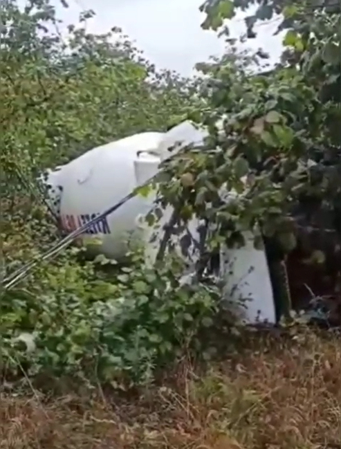 Devrilen beton mikserinin sürücüsü yaralandı