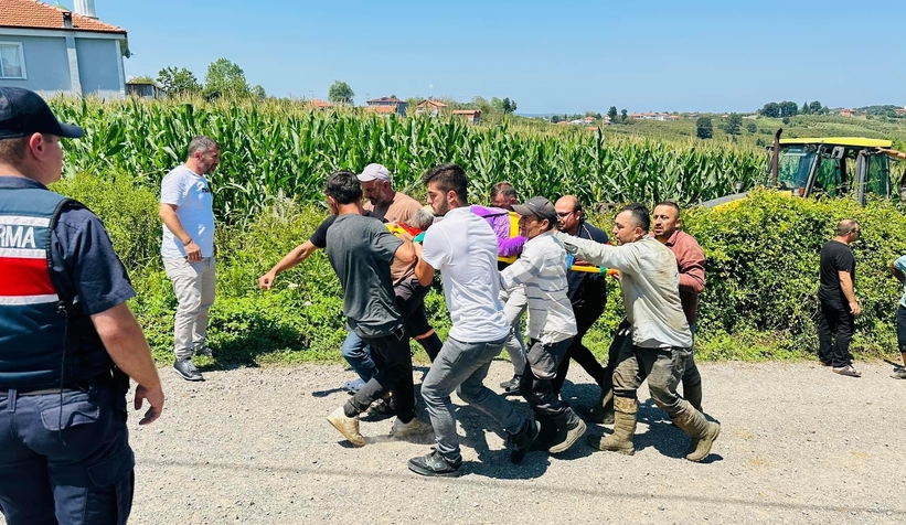 Devrilen traktördeki 1 kişi öldü, 3 kişi yaralandı
