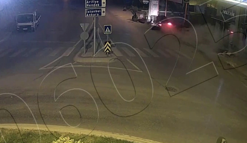 Kaza anları kamerada