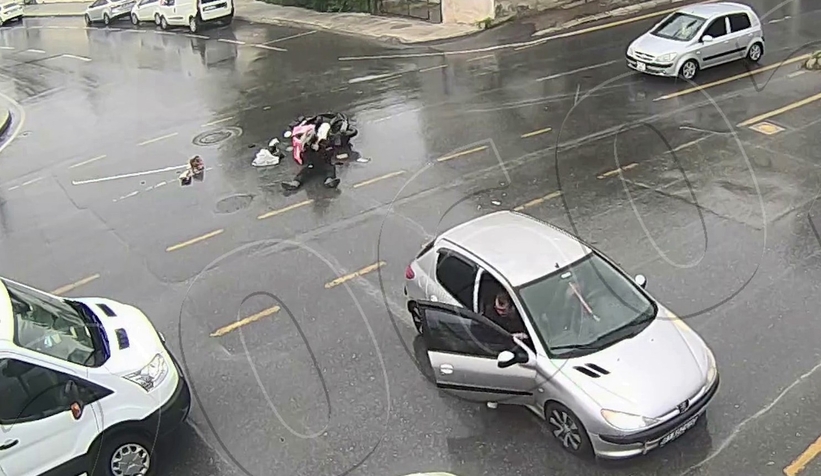 Kaza anları kamerada