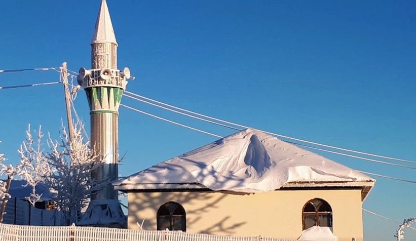 Dikmen Yaylası'nda kar kalınlığı yarım metreyi buldu