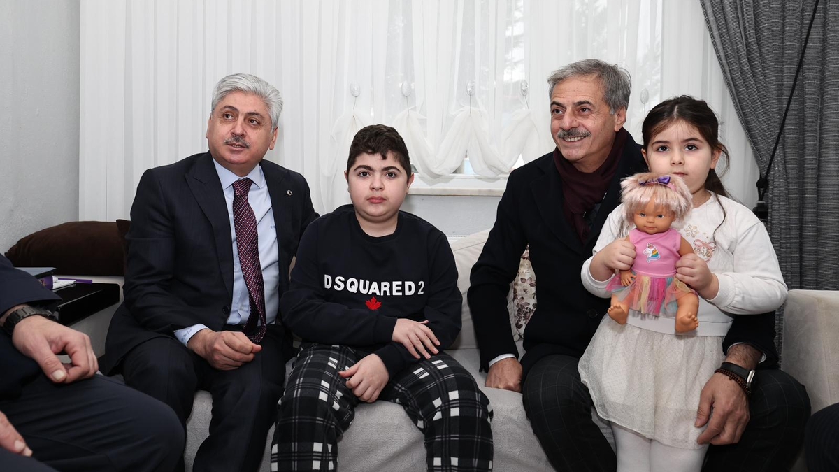 DMD Hastası Harun’a anlamlı ziyaret