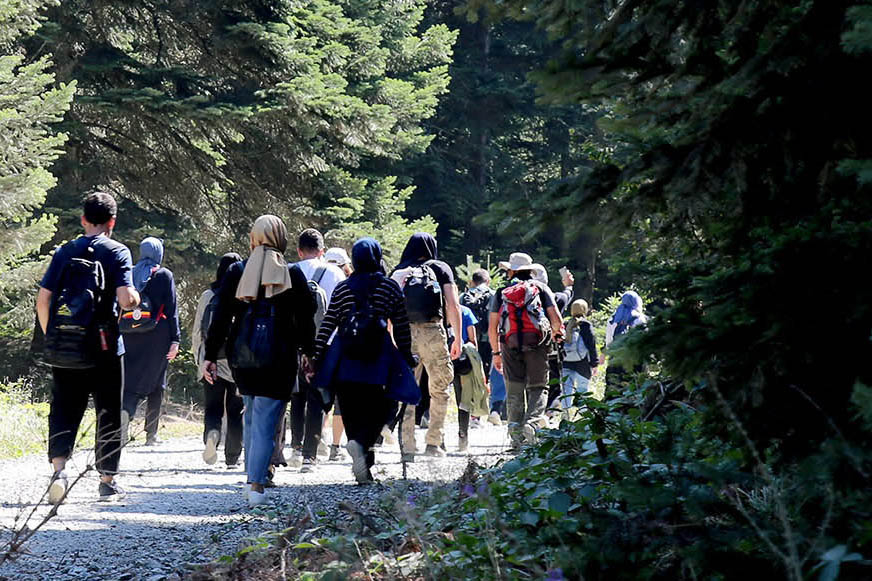 Doğa yürüyüşleri İnönü ve Ercova yaylaları ile sürdü
