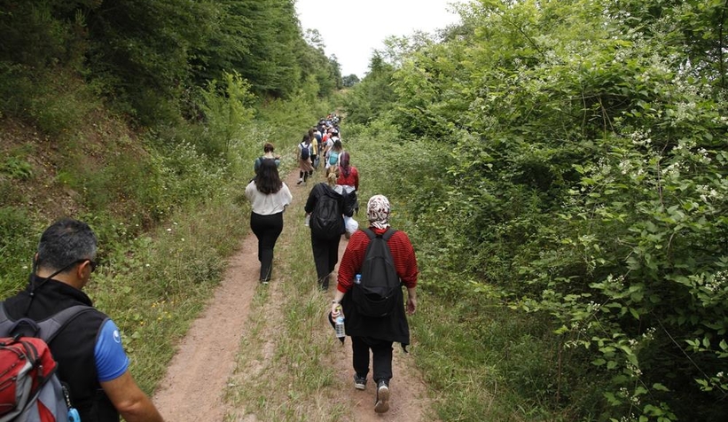 Doğa yürüyüşlerinin adresi Aslanlar Göleti oldu