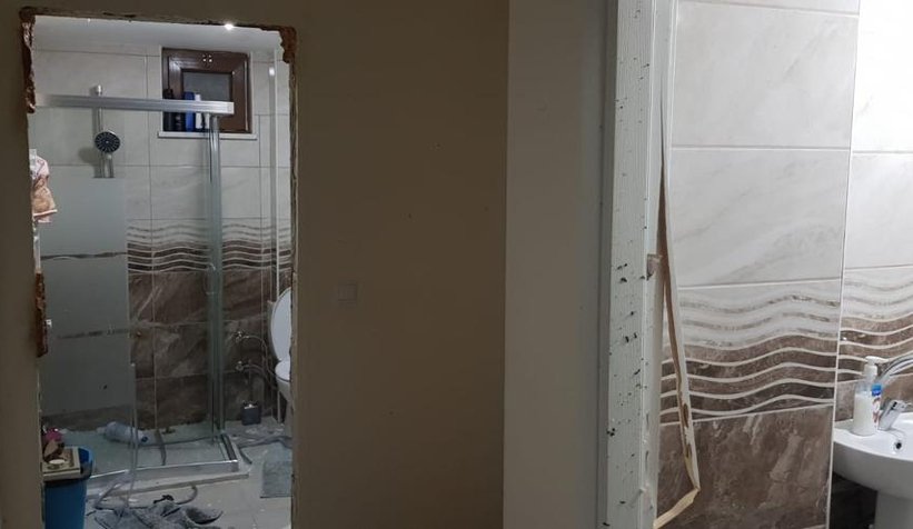 Doğalgaz bomba gibi patladı; daire yerle bir oldu