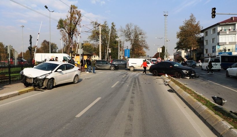 Donatımda feci kaza, yayanın topuğu koptu