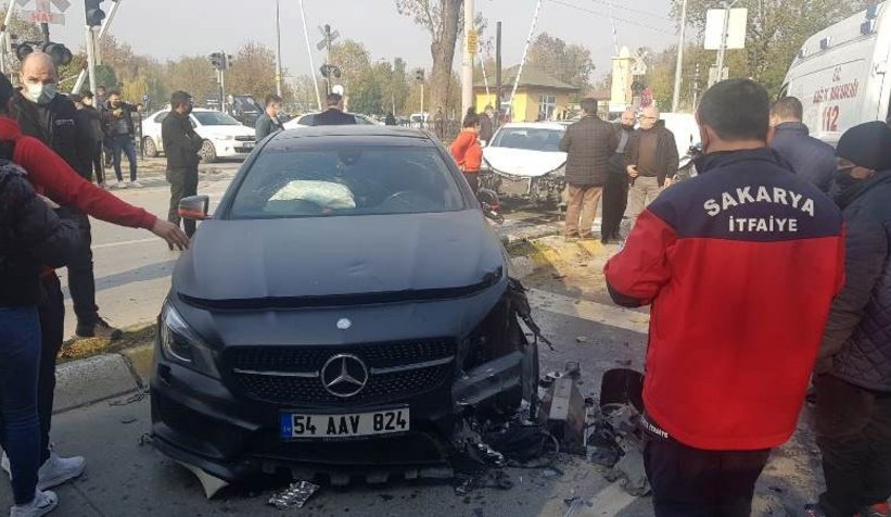 Donatımda feci kaza, yayanın topuğu koptu