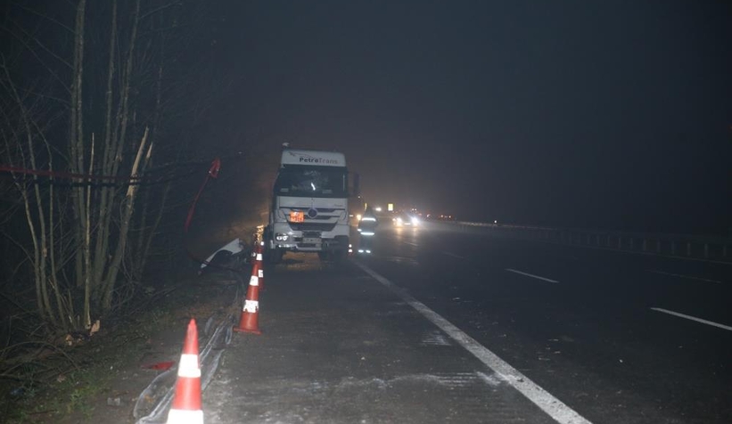  Dorseden kopan tanker, 10 metre kadar yuvarlandı