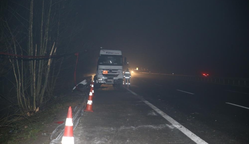  Dorseden kopan tanker, 10 metre kadar yuvarlandı