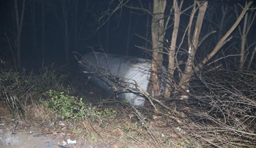  Dorseden kopan tanker, 10 metre kadar yuvarlandı