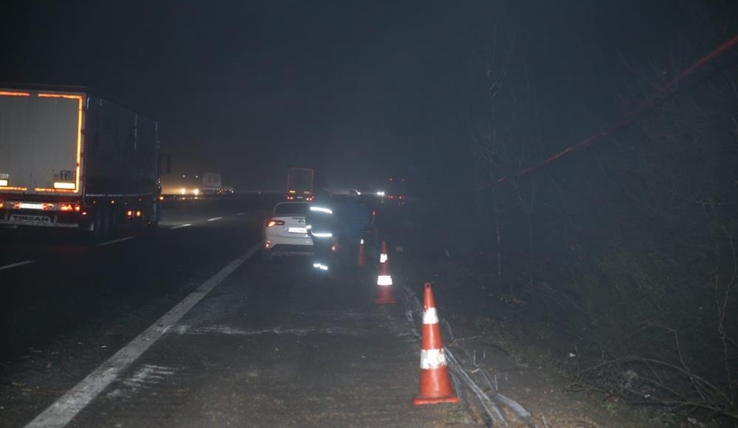  Dorseden kopan tanker, 10 metre kadar yuvarlandı