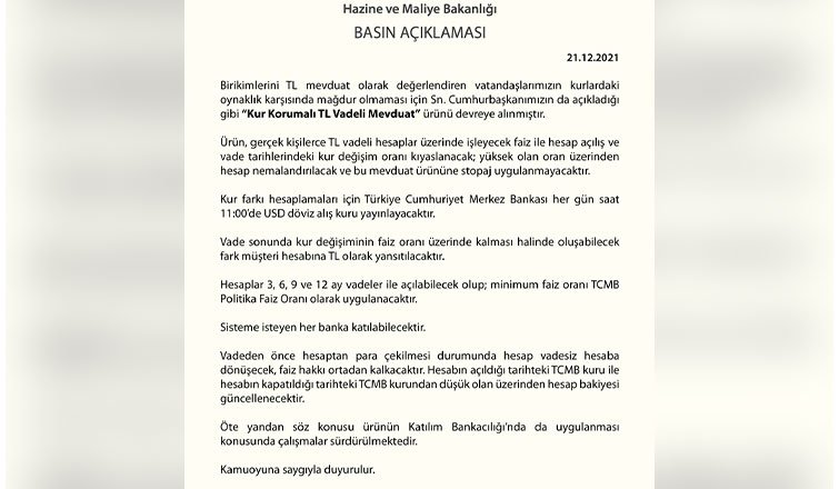 Dövize endeksli mevduat sisteminde ayrıntılar belli oldu