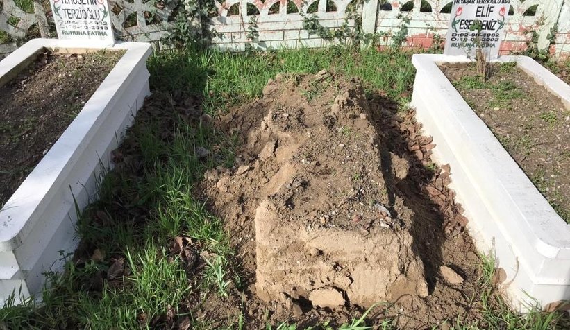 Dua okumak için geldi şok yaşadı