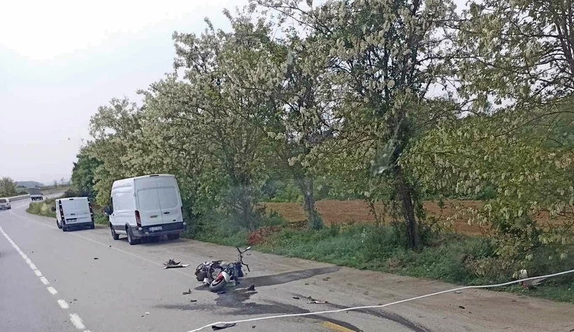 Duble yolda motosiklet ile tır çarpıştı: 1 ölü