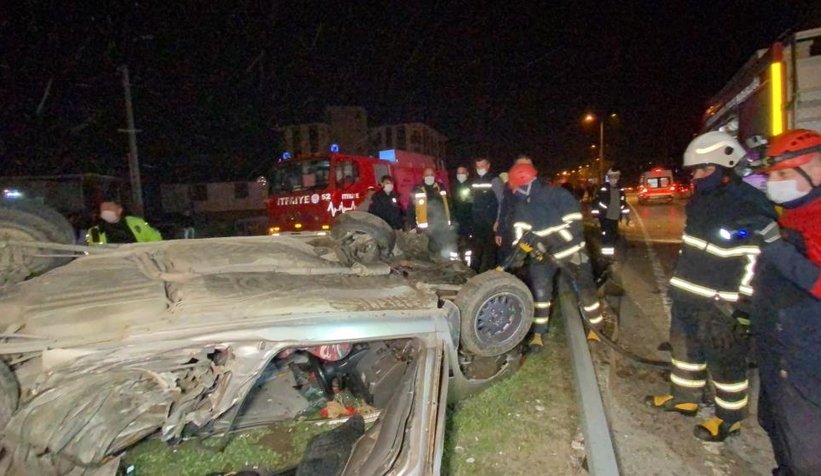 Düğün dönüşü feci kaza: 2’si ağır 4 yaralı