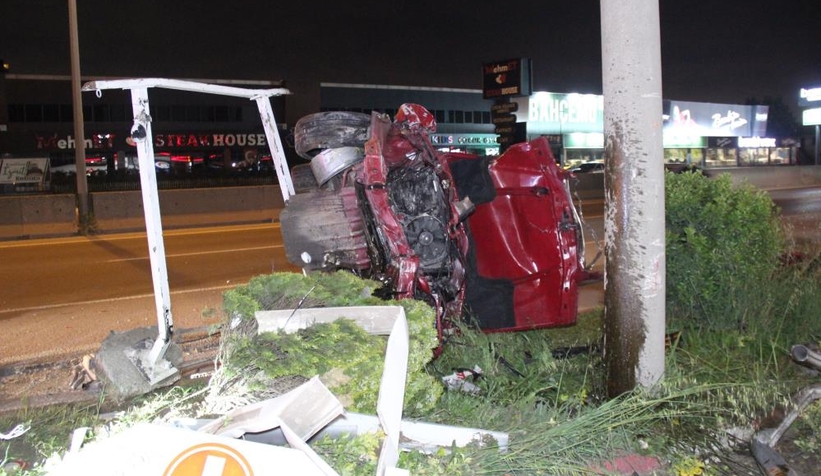 Dur ihtarına uymayan araç dehşet saçtı