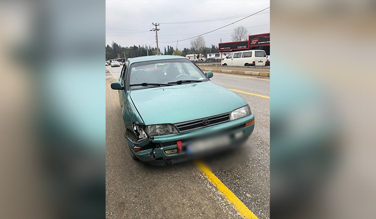 Duramayıp çarptığı köpek öldü