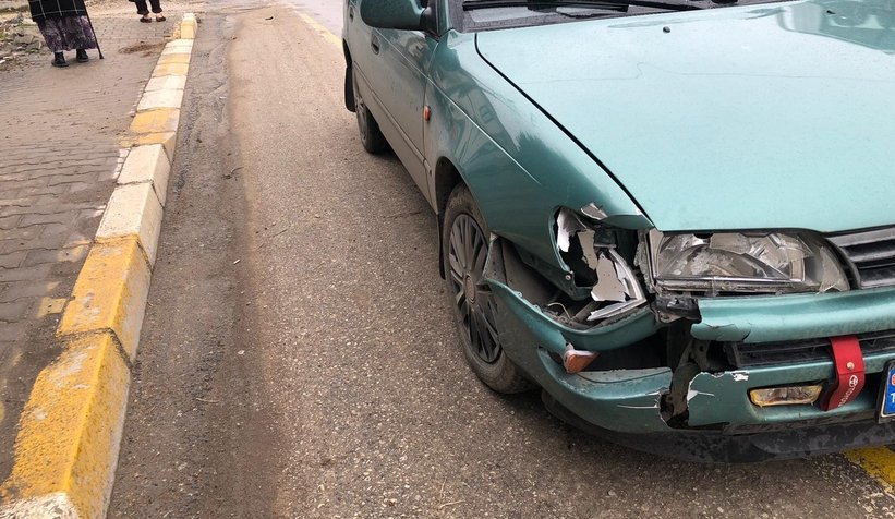 Duramayıp çarptığı köpek öldü