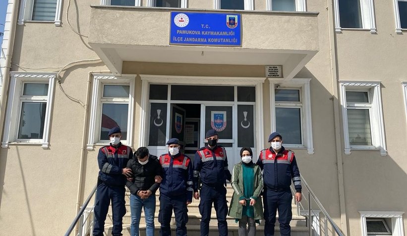 Durdurulan araçta uyuşturucu bulundu