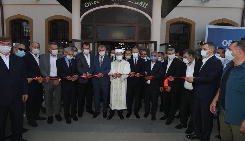 Ecdat yadigarı Orhan Camii Cuma namazı ile açıldı