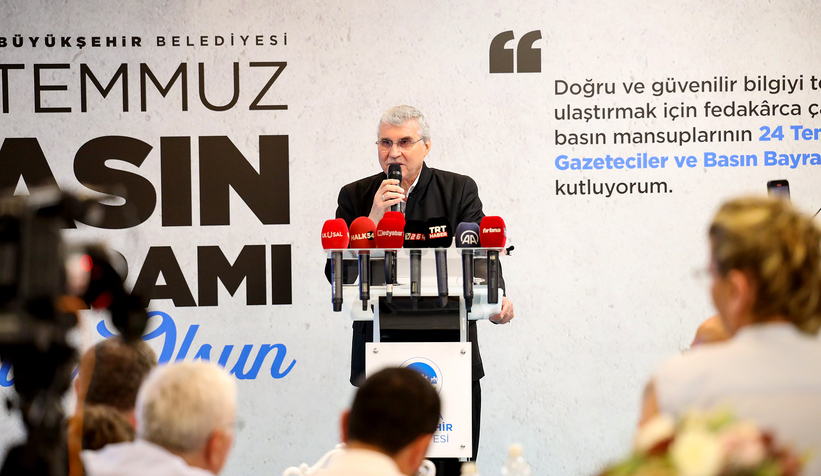 Ekrem Yüce Basın Bayramı’nda gazetecilerle buluştu