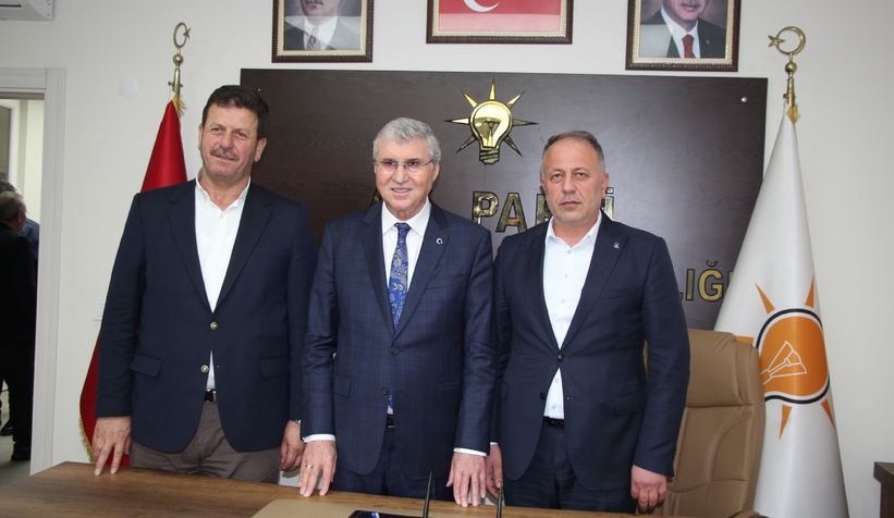 Ekrem Yüce'den AK Parti ve MHP Akyazı İlçe Başkanlıklarını ziyaret