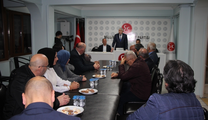 Ekrem Yüce'den AK Parti ve MHP Akyazı İlçe Başkanlıklarını ziyaret