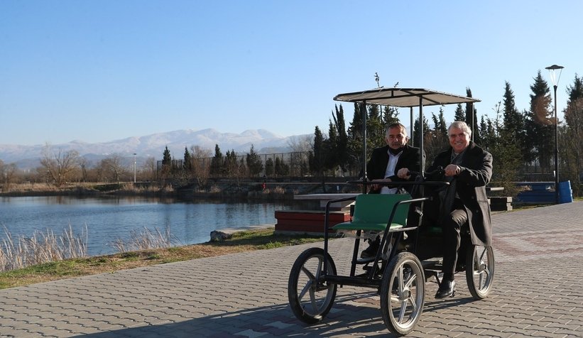 Ekrem Yüce Gölya Tabiat Parkını ziyaret etti