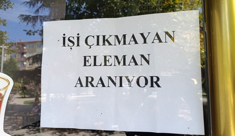 Eleman derdinden bıkan esnaftan ilginç ilan