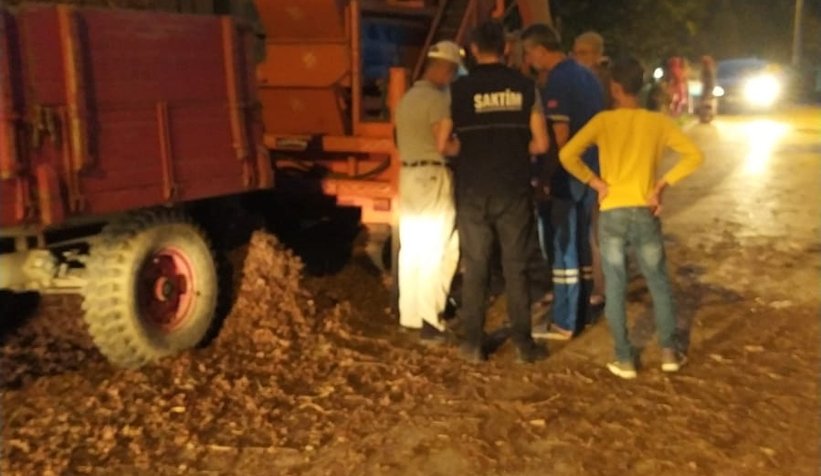 Elini patoza kaptırdı