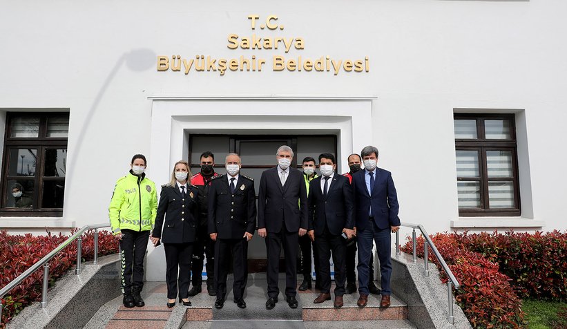 Emniyet Müdürü ve personelini konuk etti