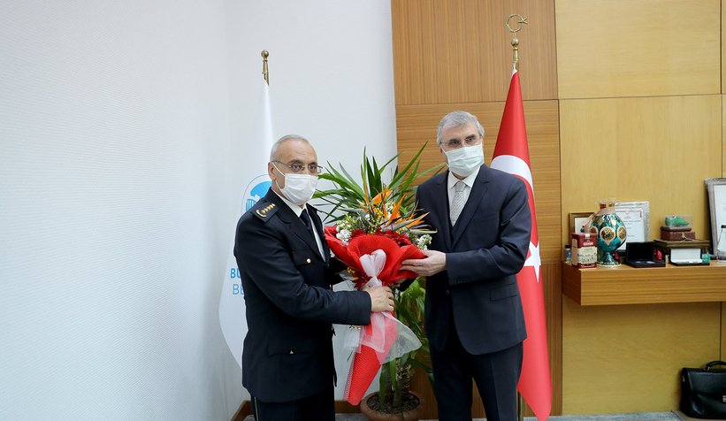 Emniyet Müdürü ve personelini konuk etti