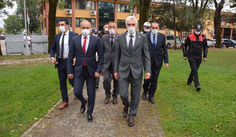 Emniyet Müdüründen muhtarlara ziyaret