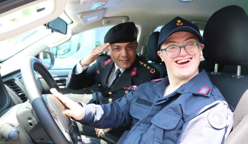 Engelliler askerlik heyecanı yaşadı