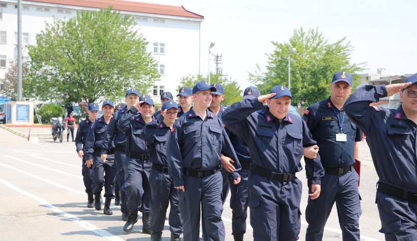 Engelliler askerlik heyecanı yaşadı