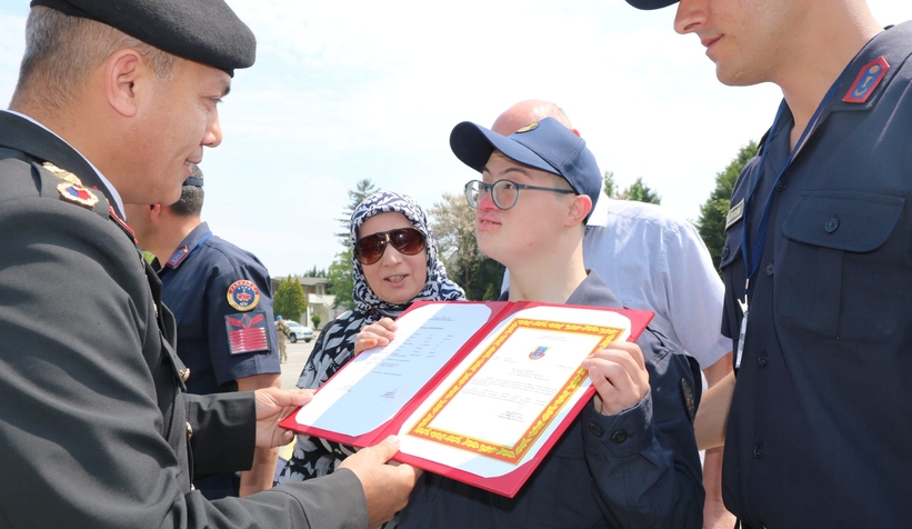 Engelliler askerlik heyecanı yaşadı