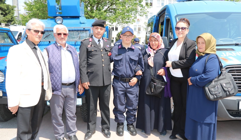 Engelliler askerlik heyecanı yaşadı