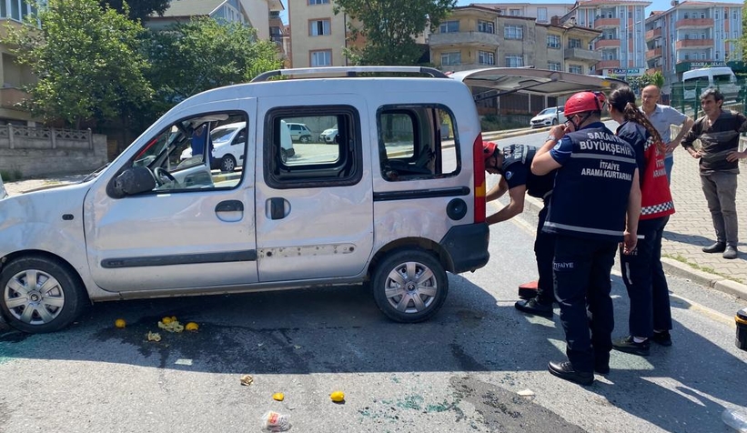 Erenler'de kaza: 2 yaralı