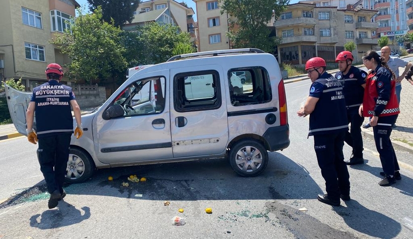 Erenler'de kaza: 2 yaralı