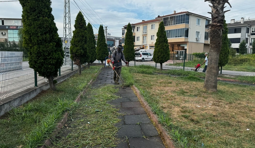 Erenler'de park ve bahçelerde çalışmalar sürüyor