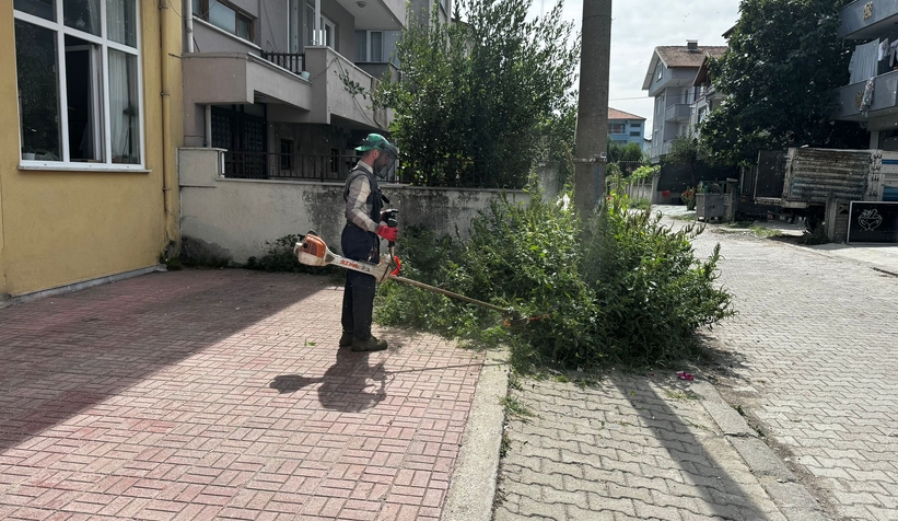 Erenler'de park ve bahçelerde çalışmalar sürüyor