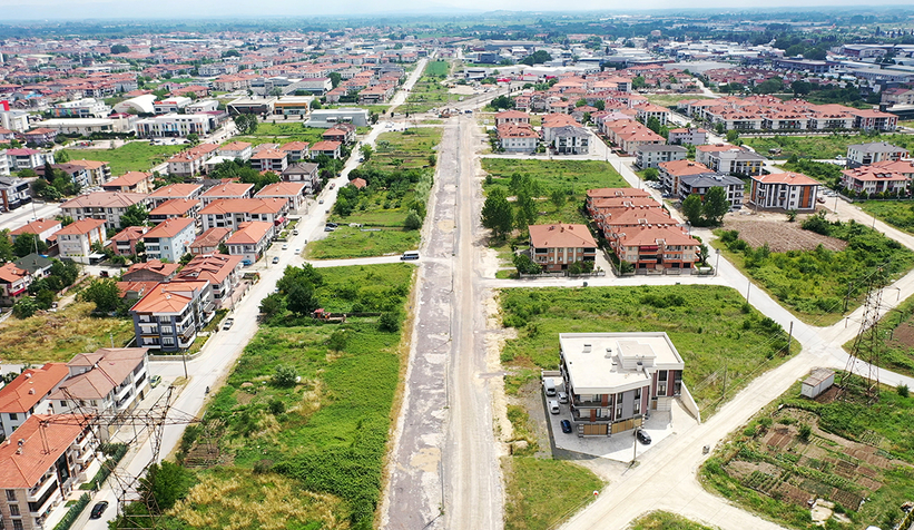 Erenler’in duble yol ağı genişliyor