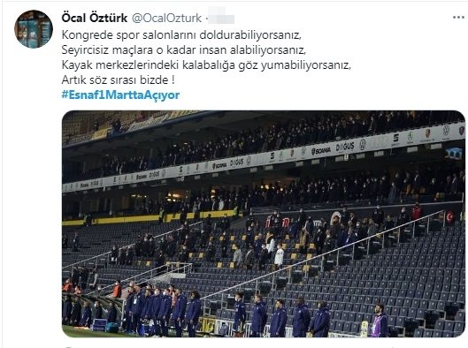 Esnaf1MarttaAçıyor hasthagı gündem oldu