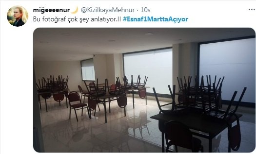 Esnaf1MarttaAçıyor hasthagı gündem oldu