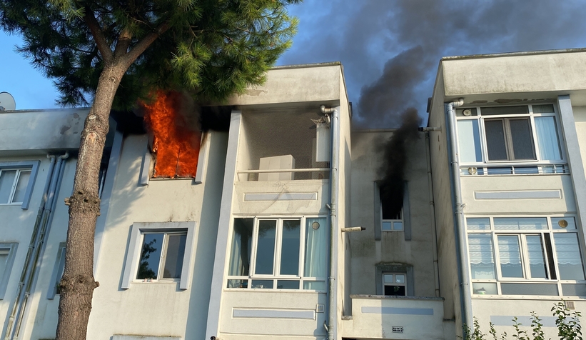 Ev alev topuna döndü