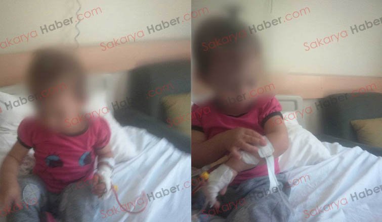 Eve giren yılan 18 aylık çocuğu ısırdı