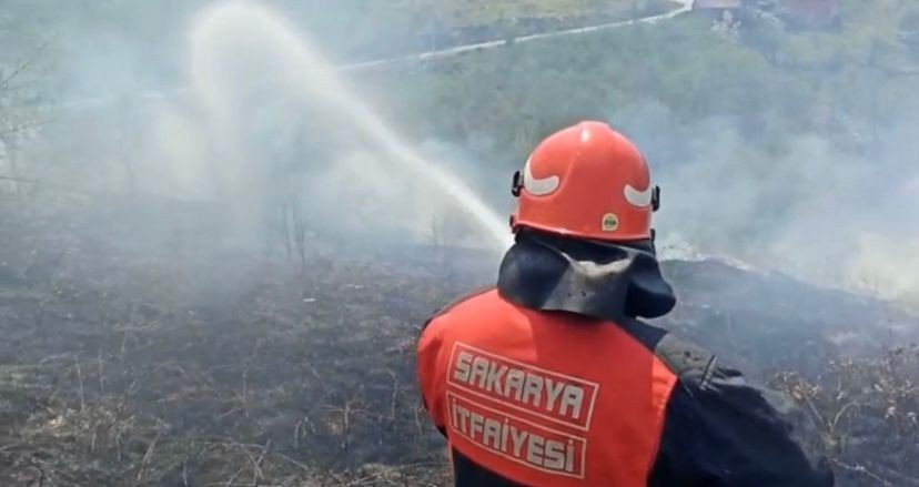 Evlere metreler kala söndürüldü