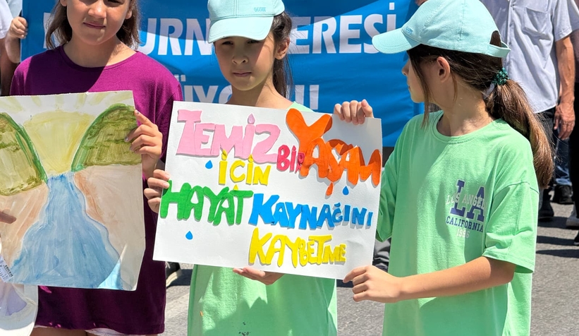 Fabrika atıklarına karşı Batakköy’de protesto