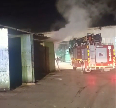 Fabrikada yangın paniği